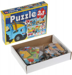 Пазл 2 в 1 «Синий трактор. Весёлая ферма» - Фото 4