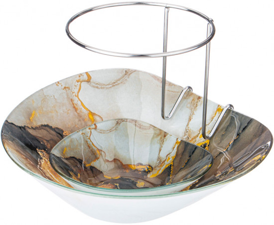 Салатник двойной «Marble»