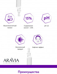 Пилинг для упругости кожи с AHA и PHA кислотами 15% «Anti-Age Peeling» - Фото 5