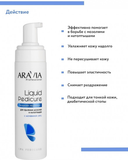 Пенка-размягчитель для удаления мозолей «Liquid Pedicure»