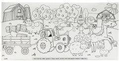 Суперраскраска с заданием. Синий Трактор - Фото 1