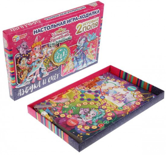 Игра-ходилка «Enchantimals. Азбука и счёт»