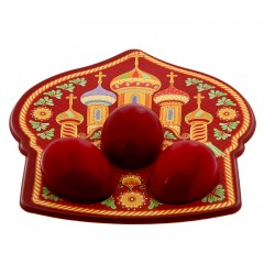 Пасхальная подставка под 3 яйца «Пасха красная» - Фото 4