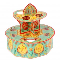 Пасхальная подставка на 12 яиц «Со светлой Пасхой!» цыплята - Фото 4