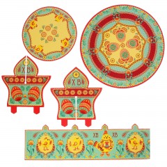 Пасхальная подставка на 12 яиц «Со светлой Пасхой!» цыплята - Фото 3