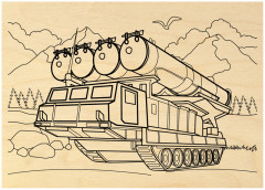 Набор досок для выжигания по дереву «Военная техника» - Фото 4