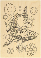 Набор досок для выжигания по дереву «Роботы-трансформеры» - Фото 4