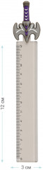 Линейка с топпером «Grey sword» - Фото 2