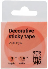 Лента клейкая декоративная «Cute toys» - Фото 3