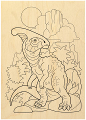 Набор досок для выжигания по дереву «Динозавры» - Фото 1