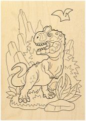 Набор досок для выжигания по дереву «Динозавры» - Фото 7