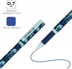 Ручка шариковая «Blue flowers» - Фото 1