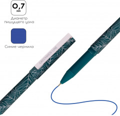 Ручка шариковая «Pink leaves» - Фото 1