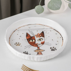 Тарелка «Коты-аристократы» - Фото 1