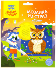 Мозаика из страз «Сова» - Фото 1