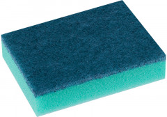 Губки для мытья посуды с абразивным слоем - Фото 1