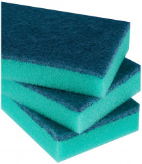 Губки для мытья посуды с абразивным слоем - Фото 3