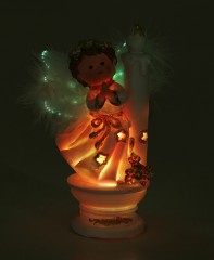Сувенир световой «Ангел с золотым пояском у свечи» - Фото 2