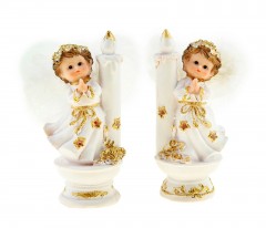 Сувенир световой «Ангел с золотым пояском у свечи» - Фото 1