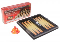Игра настольная 3 в 1: шашки, шахматы, нарды - Фото 1