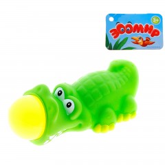 Игровой набор «Зоомир»: крокодильчик, 1 шарик, цвет в ассортименте - Фото 1