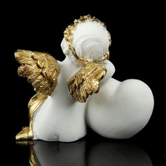 Сувенир «Спящий ангел на сердце» золотистый - Фото 3