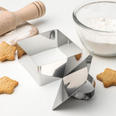 Форма для выкладки с прессом «Квадрат» - Фото 1