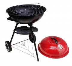Барбекю с крышкой на колесиках, 49×44×70 см - Фото 2