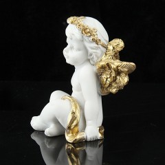 Сувенир «Ангелочек славный» золотистый - Фото 4