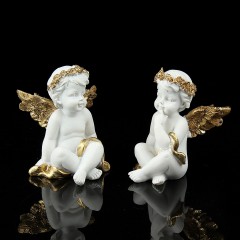 Сувенир «Ангелочек славный» золотистый - Фото 1