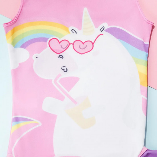 Купальник для девочек «Единорог»