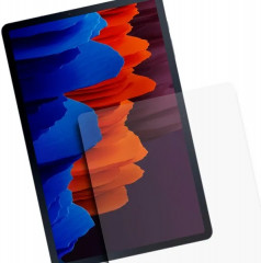 Стекло защитное гибридное для Samsung Galaxy Tab S7+/ S7 FE (SM-T970/ T975/ T735) - Фото 3