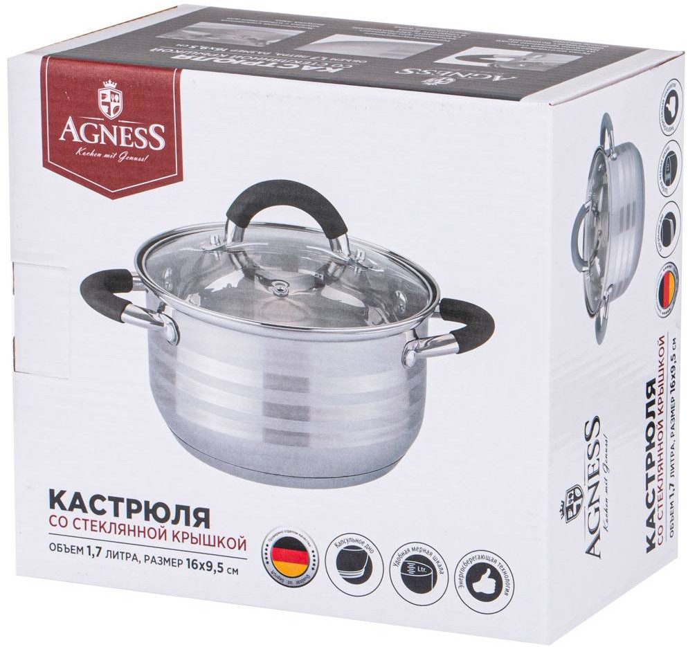 Кастрюля с крышкой «Classic» | Classic | Agness | Фото 1