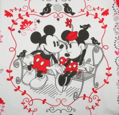 Простыня «Микки и Минни» (1,5 спальная, бязь, 150 х 214 см) - Фото 2