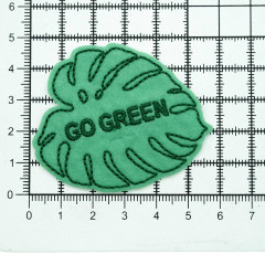 Термоаппликация «Лист Go Green» - Фото 2