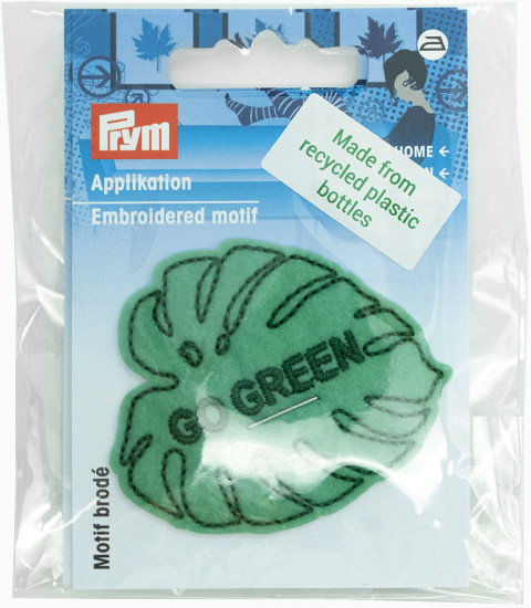 Термоаппликация «Лист Go Green»