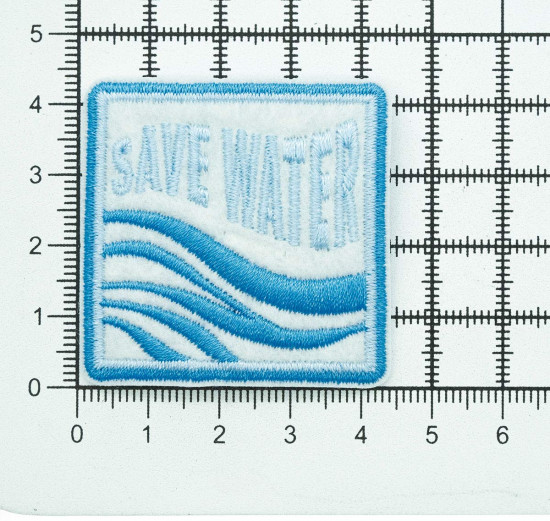 Термоаппликация «Save water»