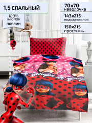 Комплект постельного белья «Маринет и Леди Баг» - Фото 1