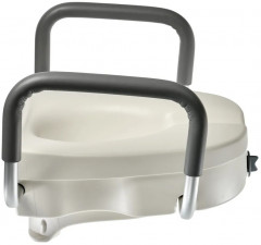 Сиденье-насадка для унитаза со съемными поручнями - Фото 1