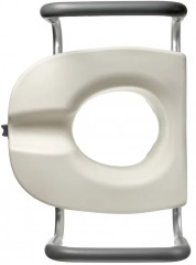 Сиденье-насадка для унитаза со съемными поручнями - Фото 2