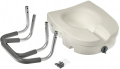 Сиденье-насадка для унитаза со съемными поручнями - Фото 5