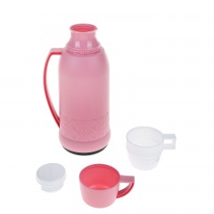 Термос 1,8 л «Плетение», 2 кружки, цвет в ассортименте - Фото 1