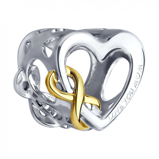 Подвеска из золочёного серебра