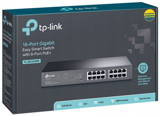 Коммутатор TP-Link TL-SG1016PE