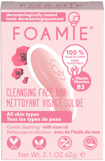 Средство для умывания без мыла с маслом розы и витамином B3