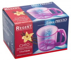Сито механическое для сыпучих продуктов «Presto», 11х16 см - Фото 1