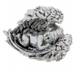 Сувенир «Ангелочек спящий в крыльях» серебро, в ассортименте - Фото 2