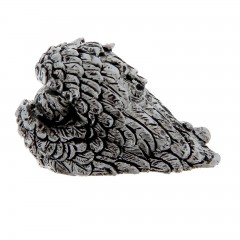 Сувенир «Ангелочек спящий в крыльях» серебро, в ассортименте - Фото 1