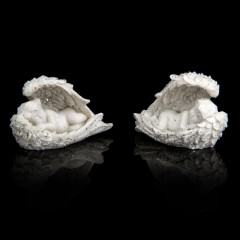 Сувенир «Белоснежный ангел укрывшийся крыльями» - Фото 3