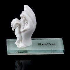 Сувенир «Ангел на стекле. Надежда» - Фото 3